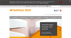 Desktop Screenshot of fachpack.de